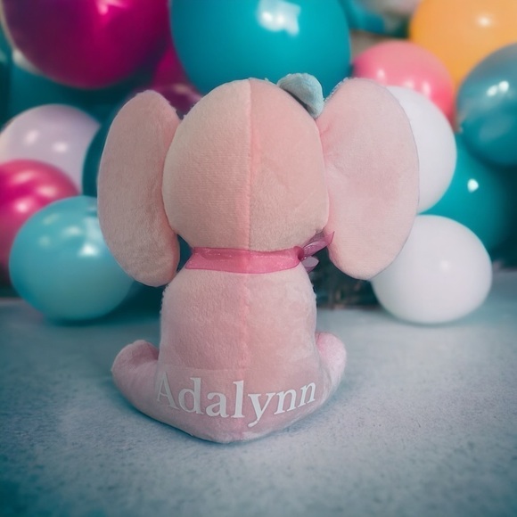 Birth Announcement Elephant - Personalized Elephant - Picture 4 of 4